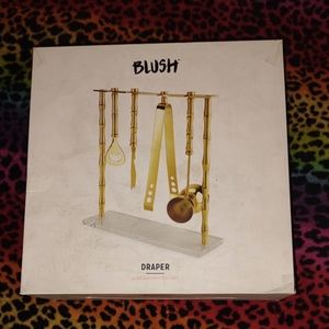 Blush gold bamboo bar set by draper